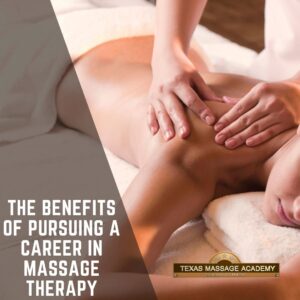 Woman receiving a massage
Text: The benefits of pursuing a career in massage therapy