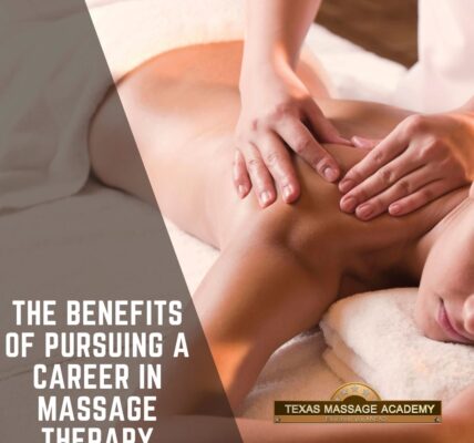 Woman Receiving a Massage Text The benefits of Pursuing a career in massage therapy